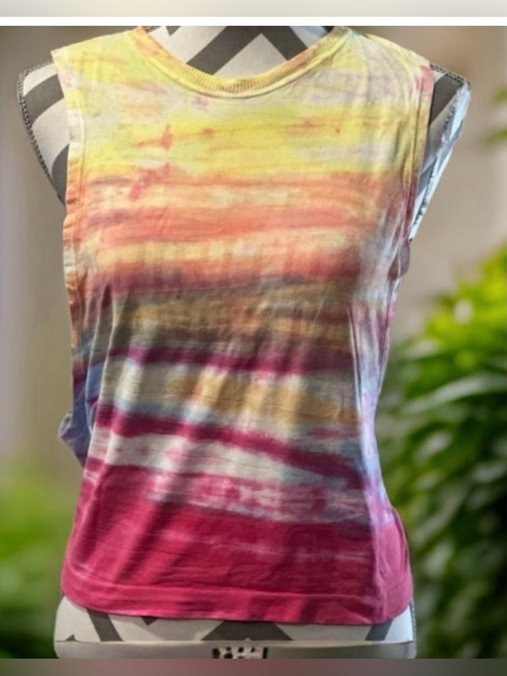 Spiritual Gangster |  Multicolor Tie-Dye Athletic Tank Top Women’s Shirt